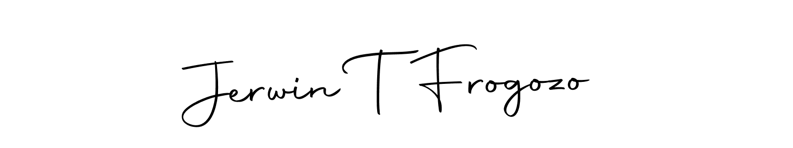 The best way (Autography-DOLnW) to make a short signature is to pick only two or three words in your name. The name Jerwin T Frogozo include a total of six letters. For converting this name. Jerwin T Frogozo signature style 10 images and pictures png