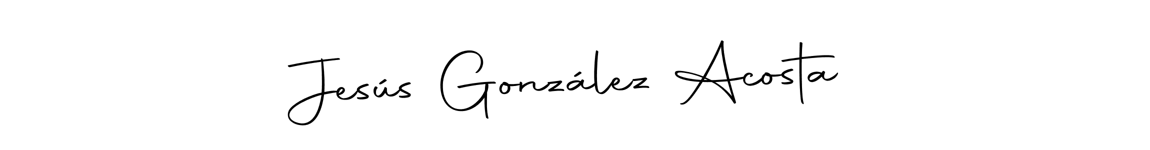 It looks lik you need a new signature style for name Jesús González Acosta. Design unique handwritten (Autography-DOLnW) signature with our free signature maker in just a few clicks. Jesús González Acosta signature style 10 images and pictures png