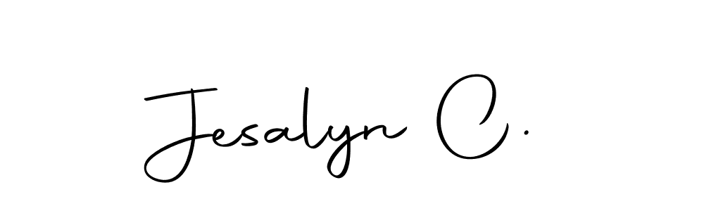 It looks lik you need a new signature style for name Jesalyn C.. Design unique handwritten (Autography-DOLnW) signature with our free signature maker in just a few clicks. Jesalyn C. signature style 10 images and pictures png