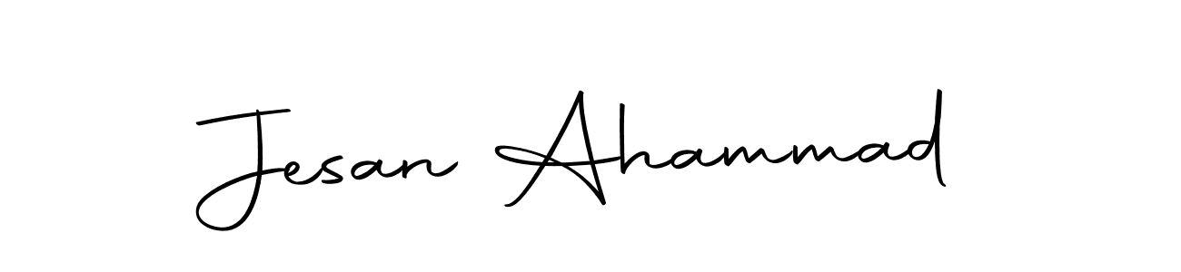 Make a beautiful signature design for name Jesan Ahammad. With this signature (Autography-DOLnW) style, you can create a handwritten signature for free. Jesan Ahammad signature style 10 images and pictures png