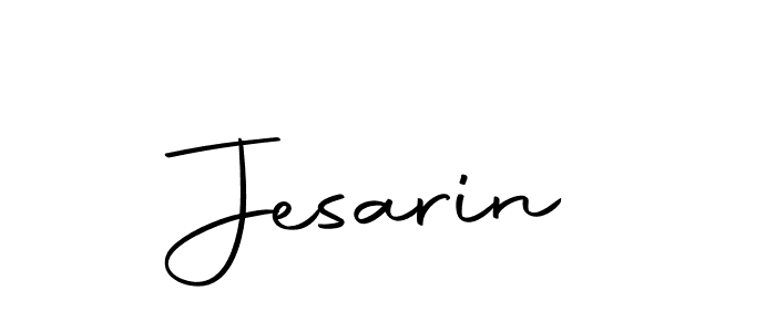 Jesarin stylish signature style. Best Handwritten Sign (Autography-DOLnW) for my name. Handwritten Signature Collection Ideas for my name Jesarin. Jesarin signature style 10 images and pictures png