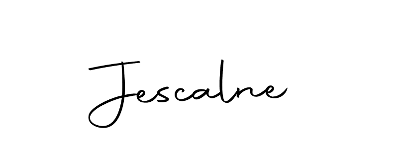 Autography-DOLnW is a professional signature style that is perfect for those who want to add a touch of class to their signature. It is also a great choice for those who want to make their signature more unique. Get Jescalne name to fancy signature for free. Jescalne signature style 10 images and pictures png
