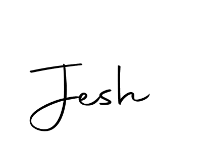 The best way (Autography-DOLnW) to make a short signature is to pick only two or three words in your name. The name Jesh include a total of six letters. For converting this name. Jesh signature style 10 images and pictures png