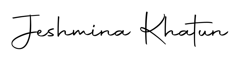 An effortless, minimalist signature concept for Jeshmina Khatun using Autography-DOLnW design. Clean lines that look great on any document. Jeshmina Khatun signature style 10 images and pictures png