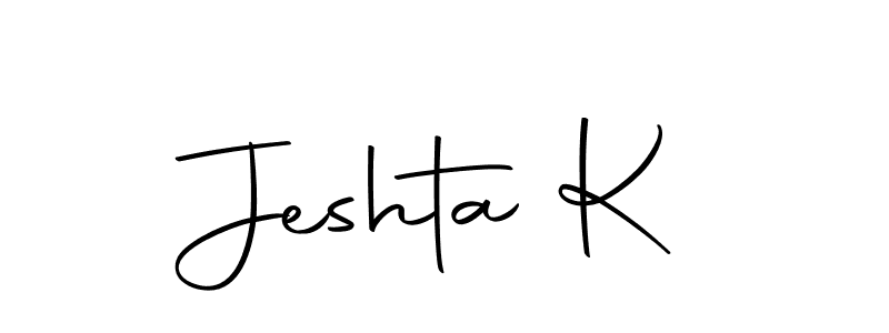 Jeshta K stylish signature style. Best Handwritten Sign (Autography-DOLnW) for my name. Handwritten Signature Collection Ideas for my name Jeshta K. Jeshta K signature style 10 images and pictures png
