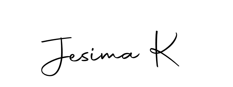 How to make Jesima K signature? Autography-DOLnW is a professional autograph style. Create handwritten signature for Jesima K name. Jesima K signature style 10 images and pictures png