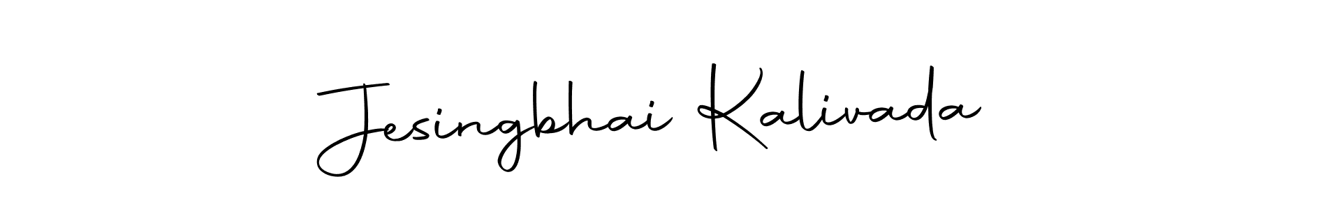 Use a signature maker to create a handwritten signature online. With this signature software, you can design (Autography-DOLnW) your own signature for name Jesingbhai Kalivada. Jesingbhai Kalivada signature style 10 images and pictures png