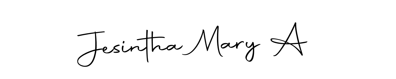 if you are searching for the best signature style for your name Jesintha Mary A. so please give up your signature search. here we have designed multiple signature styles  using Autography-DOLnW. Jesintha Mary A signature style 10 images and pictures png