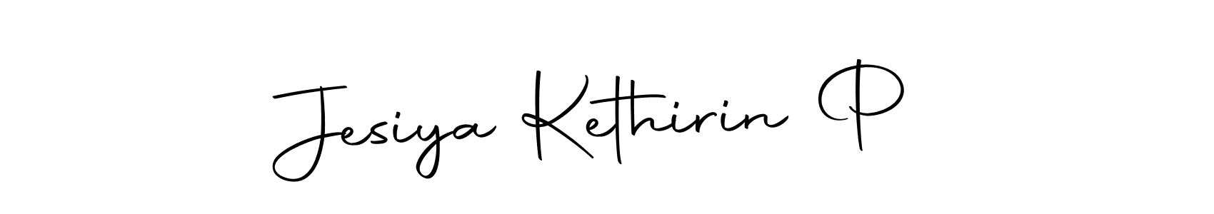 Make a beautiful signature design for name Jesiya Kethirin P. Use this online signature maker to create a handwritten signature for free. Jesiya Kethirin P signature style 10 images and pictures png