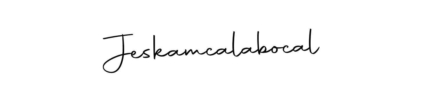 The best way (Autography-DOLnW) to make a short signature is to pick only two or three words in your name. The name Jeskamcalabocal include a total of six letters. For converting this name. Jeskamcalabocal signature style 10 images and pictures png