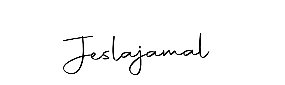 Make a beautiful signature design for name Jeslajamal. With this signature (Autography-DOLnW) style, you can create a handwritten signature for free. Jeslajamal signature style 10 images and pictures png