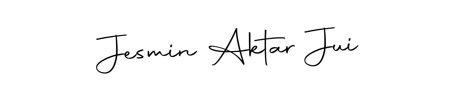 Jesmin Aktar Jui stylish signature style. Best Handwritten Sign (Autography-DOLnW) for my name. Handwritten Signature Collection Ideas for my name Jesmin Aktar Jui. Jesmin Aktar Jui signature style 10 images and pictures png