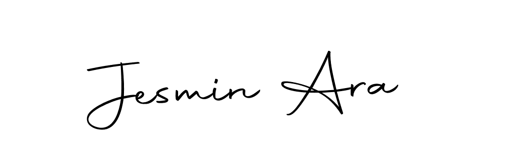 Also we have Jesmin Ara name is the best signature style. Create professional handwritten signature collection using Autography-DOLnW autograph style. Jesmin Ara signature style 10 images and pictures png