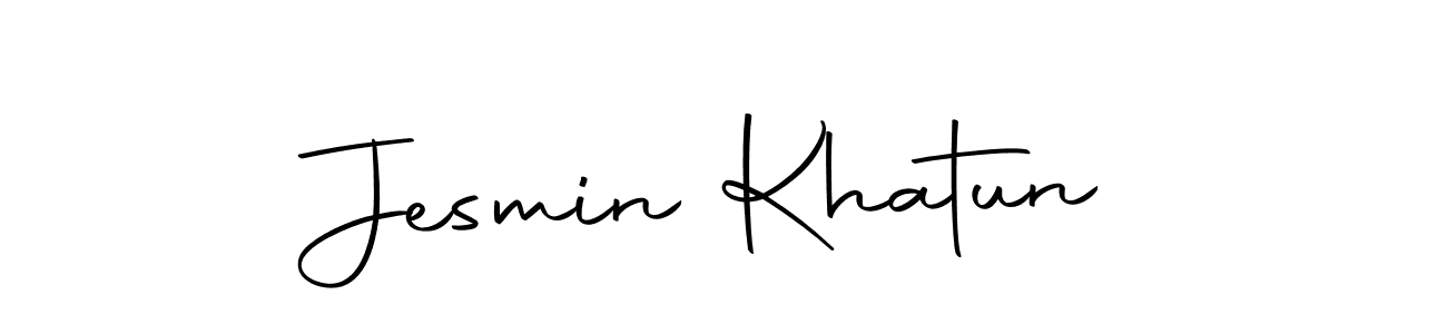 Make a short Jesmin Khatun signature style. Manage your documents anywhere anytime using Autography-DOLnW. Create and add eSignatures, submit forms, share and send files easily. Jesmin Khatun signature style 10 images and pictures png