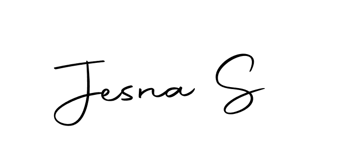 This is the best signature style for the Jesna S name. Also you like these signature font (Autography-DOLnW). Mix name signature. Jesna S signature style 10 images and pictures png