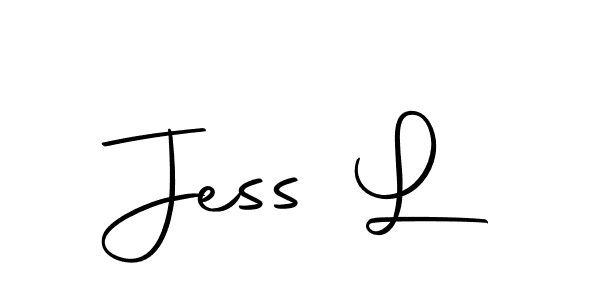 Make a beautiful signature design for name Jess L. With this signature (Autography-DOLnW) style, you can create a handwritten signature for free. Jess L signature style 10 images and pictures png
