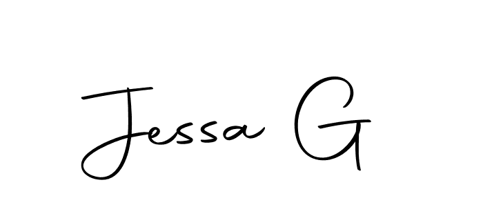 Make a beautiful signature design for name Jessa G. Use this online signature maker to create a handwritten signature for free. Jessa G signature style 10 images and pictures png