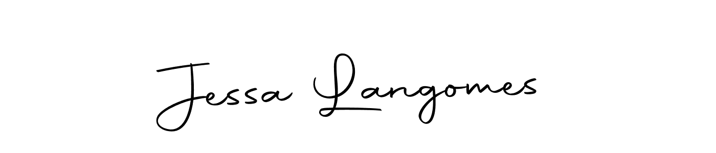 How to make Jessa Langomes signature? Autography-DOLnW is a professional autograph style. Create handwritten signature for Jessa Langomes name. Jessa Langomes signature style 10 images and pictures png