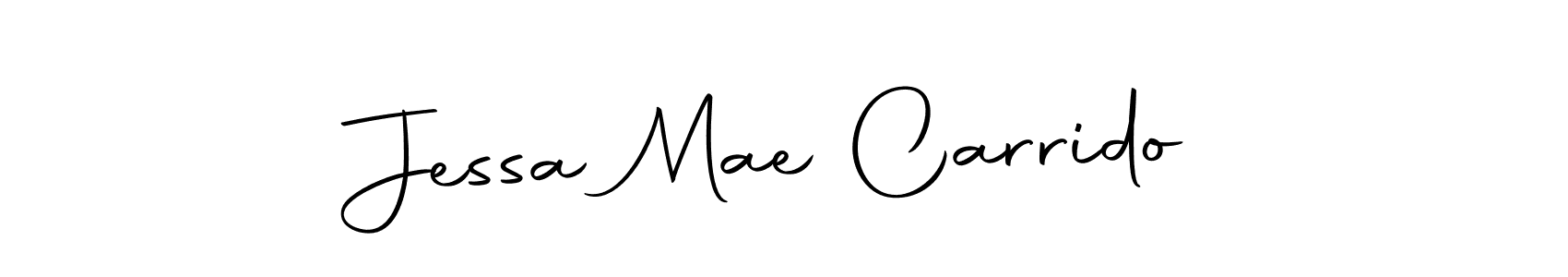 Create a beautiful signature design for name Jessa Mae Carrido. With this signature (Autography-DOLnW) fonts, you can make a handwritten signature for free. Jessa Mae Carrido signature style 10 images and pictures png