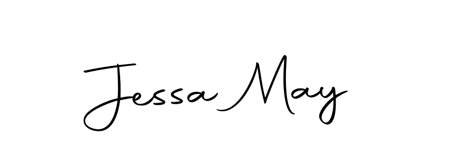 How to make Jessa May name signature. Use Autography-DOLnW style for creating short signs online. This is the latest handwritten sign. Jessa May signature style 10 images and pictures png