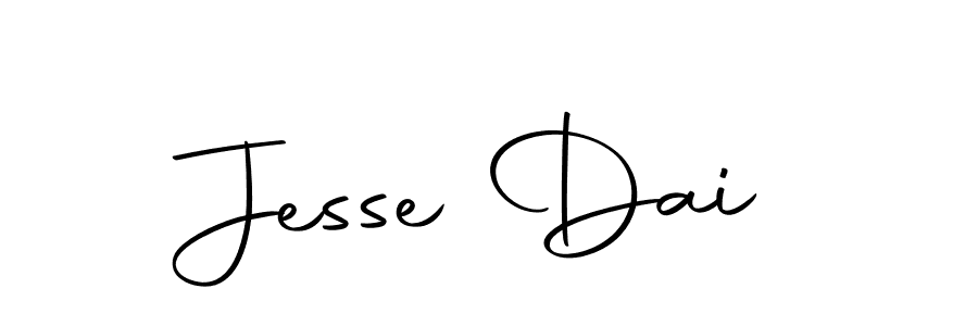 You should practise on your own different ways (Autography-DOLnW) to write your name (Jesse Dai) in signature. don't let someone else do it for you. Jesse Dai signature style 10 images and pictures png