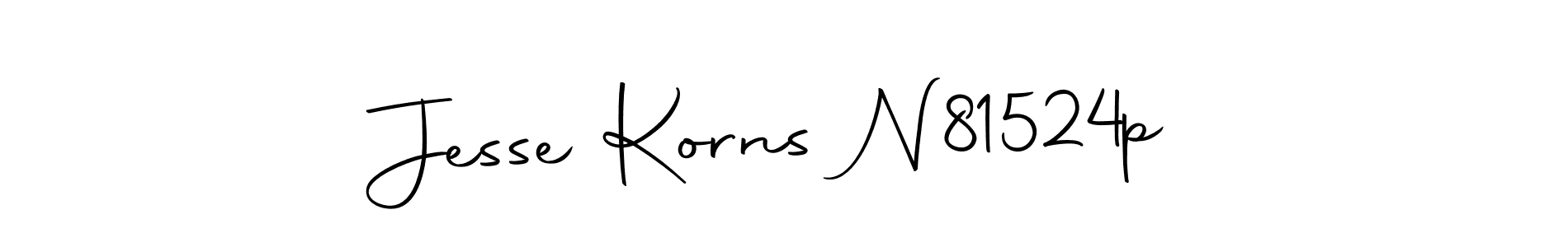 Use a signature maker to create a handwritten signature online. With this signature software, you can design (Autography-DOLnW) your own signature for name Jesse Korns N81524p. Jesse Korns N81524p signature style 10 images and pictures png