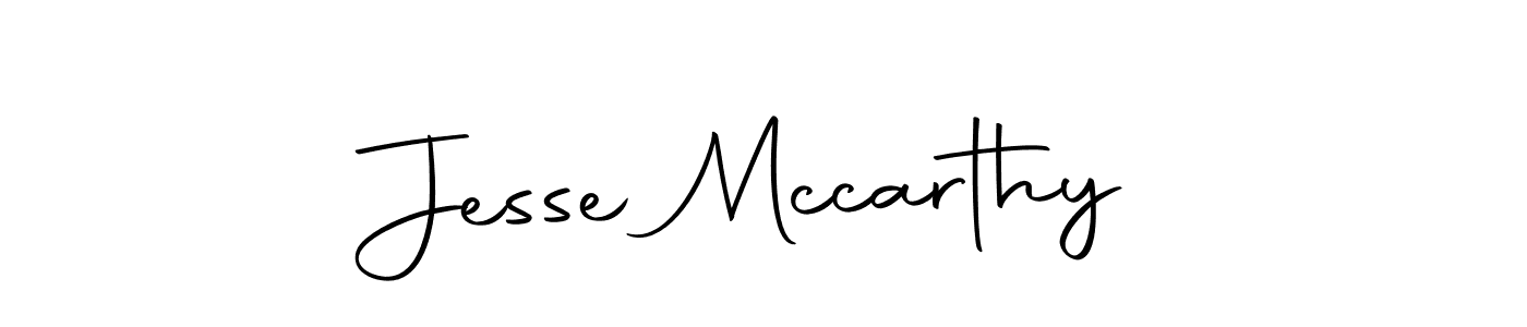 How to make Jesse Mccarthy name signature. Use Autography-DOLnW style for creating short signs online. This is the latest handwritten sign. Jesse Mccarthy signature style 10 images and pictures png