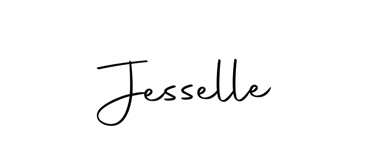Jesselle stylish signature style. Best Handwritten Sign (Autography-DOLnW) for my name. Handwritten Signature Collection Ideas for my name Jesselle. Jesselle signature style 10 images and pictures png