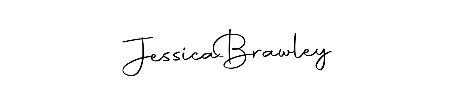 How to make Jessica  Brawley name signature. Use Autography-DOLnW style for creating short signs online. This is the latest handwritten sign. Jessica  Brawley signature style 10 images and pictures png