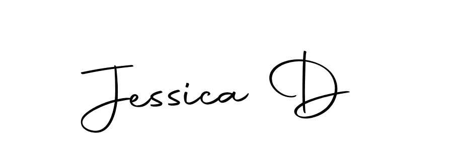 Design your own signature with our free online signature maker. With this signature software, you can create a handwritten (Autography-DOLnW) signature for name Jessica D. Jessica D signature style 10 images and pictures png