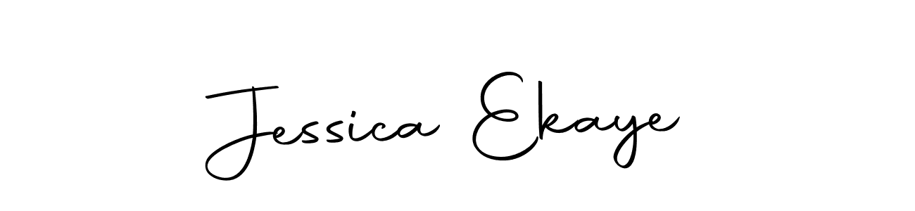 Create a beautiful signature design for name Jessica Ekaye. With this signature (Autography-DOLnW) fonts, you can make a handwritten signature for free. Jessica Ekaye signature style 10 images and pictures png