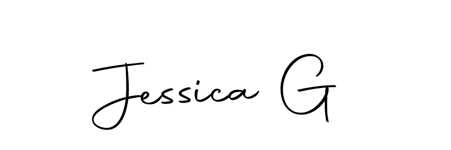 The best way (Autography-DOLnW) to make a short signature is to pick only two or three words in your name. The name Jessica G include a total of six letters. For converting this name. Jessica G signature style 10 images and pictures png