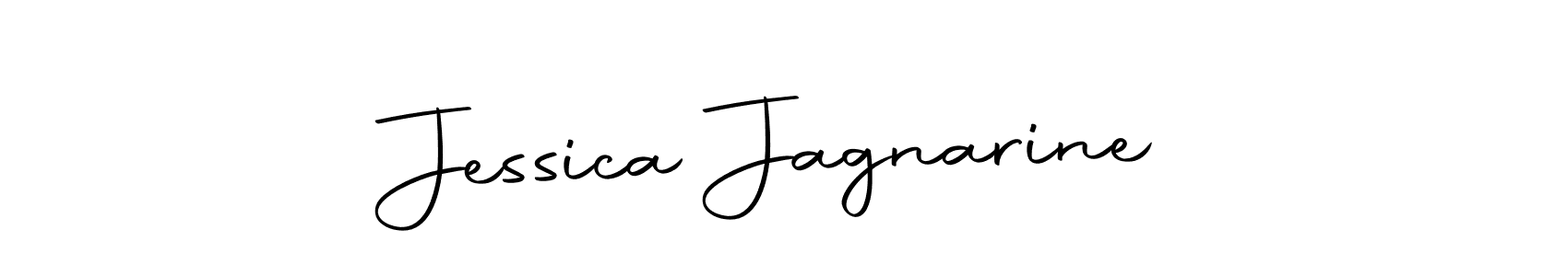 How to make Jessica Jagnarine name signature. Use Autography-DOLnW style for creating short signs online. This is the latest handwritten sign. Jessica Jagnarine signature style 10 images and pictures png