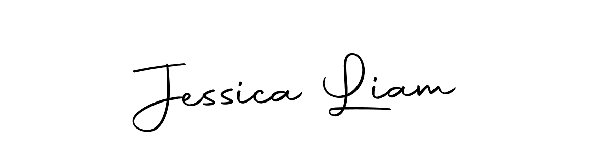 You should practise on your own different ways (Autography-DOLnW) to write your name (Jessica Liam) in signature. don't let someone else do it for you. Jessica Liam signature style 10 images and pictures png