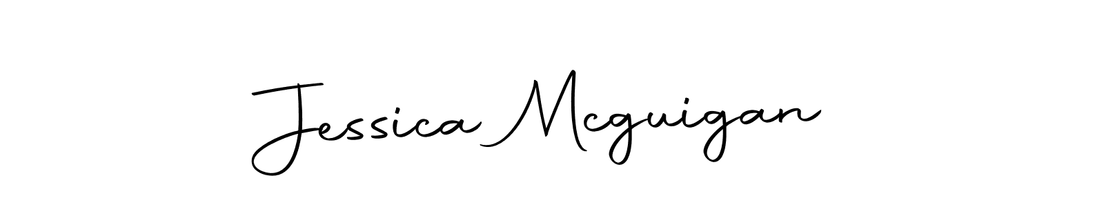 Make a beautiful signature design for name Jessica Mcguigan. With this signature (Autography-DOLnW) style, you can create a handwritten signature for free. Jessica Mcguigan signature style 10 images and pictures png