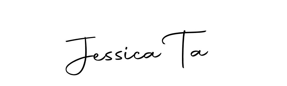 Similarly Autography-DOLnW is the best handwritten signature design. Signature creator online .You can use it as an online autograph creator for name Jessica Ta. Jessica Ta signature style 10 images and pictures png