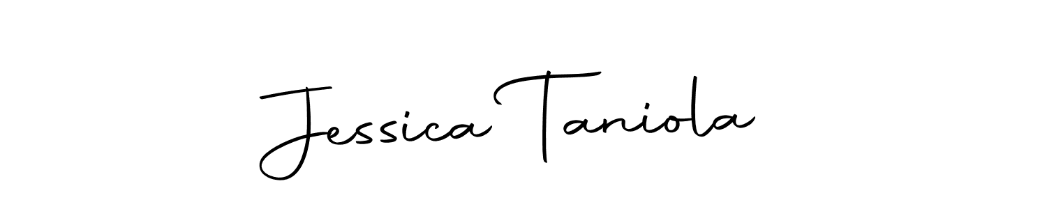 Design your own signature with our free online signature maker. With this signature software, you can create a handwritten (Autography-DOLnW) signature for name Jessica Taniola. Jessica Taniola signature style 10 images and pictures png