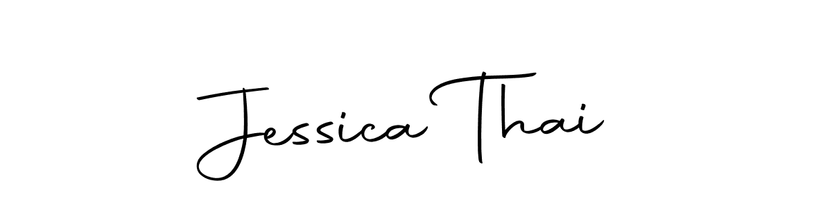 Design your own signature with our free online signature maker. With this signature software, you can create a handwritten (Autography-DOLnW) signature for name Jessica Thai. Jessica Thai signature style 10 images and pictures png