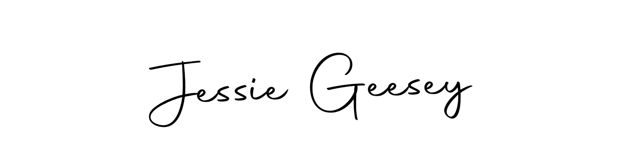 Use a signature maker to create a handwritten signature online. With this signature software, you can design (Autography-DOLnW) your own signature for name Jessie Geesey. Jessie Geesey signature style 10 images and pictures png