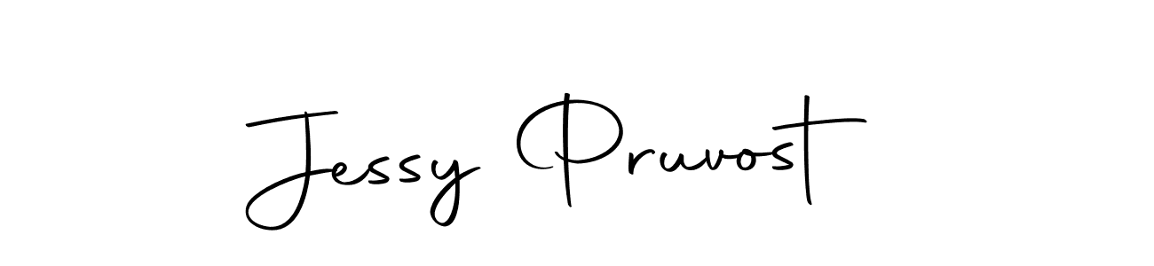 Jessy Pruvost stylish signature style. Best Handwritten Sign (Autography-DOLnW) for my name. Handwritten Signature Collection Ideas for my name Jessy Pruvost. Jessy Pruvost signature style 10 images and pictures png