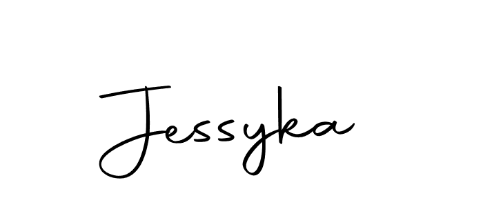 You should practise on your own different ways (Autography-DOLnW) to write your name (Jessyka) in signature. don't let someone else do it for you. Jessyka signature style 10 images and pictures png