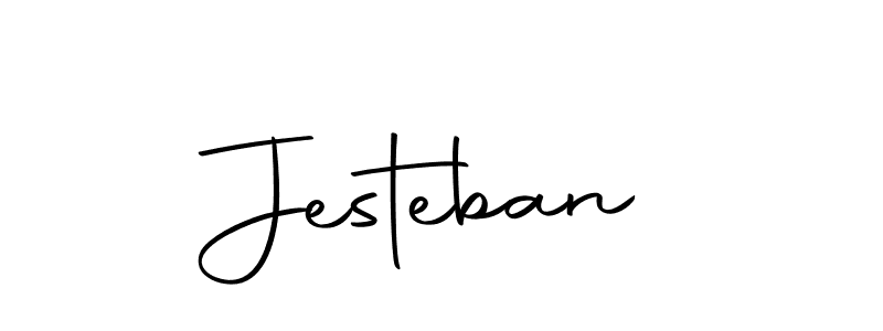 Use a signature maker to create a handwritten signature online. With this signature software, you can design (Autography-DOLnW) your own signature for name Jesteban. Jesteban signature style 10 images and pictures png