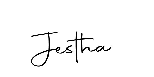 You can use this online signature creator to create a handwritten signature for the name Jestha. This is the best online autograph maker. Jestha signature style 10 images and pictures png