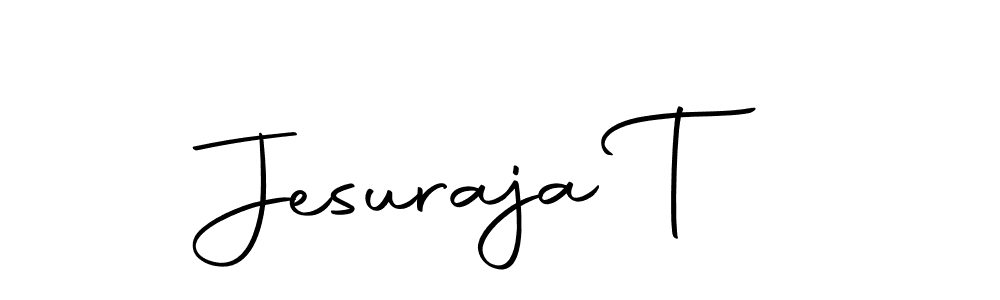 Make a beautiful signature design for name Jesuraja T. With this signature (Autography-DOLnW) style, you can create a handwritten signature for free. Jesuraja T signature style 10 images and pictures png