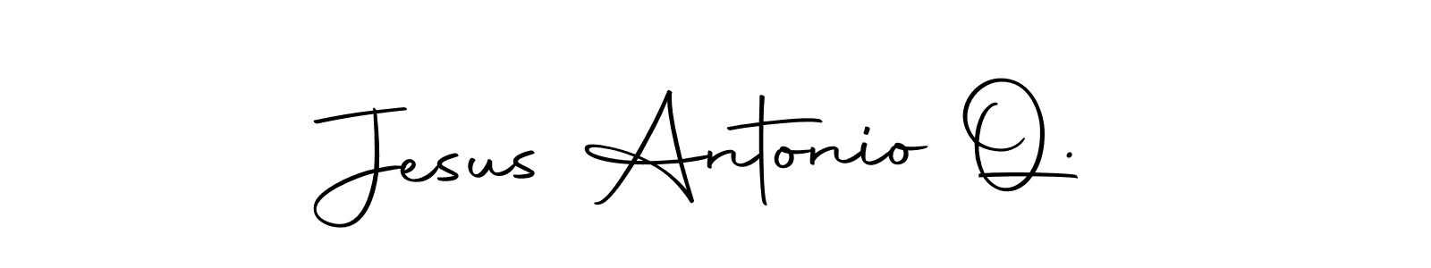 Also we have Jesus Antonio Q. name is the best signature style. Create professional handwritten signature collection using Autography-DOLnW autograph style. Jesus Antonio Q. signature style 10 images and pictures png