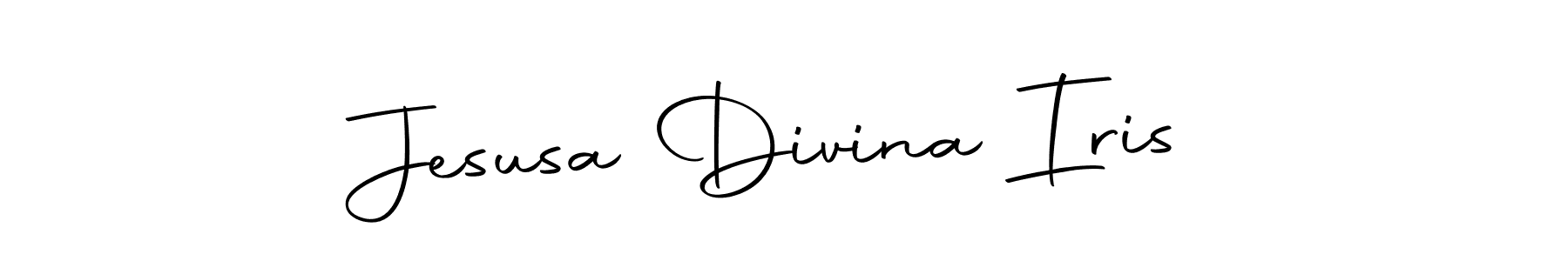 if you are searching for the best signature style for your name Jesusa Divina Iris. so please give up your signature search. here we have designed multiple signature styles  using Autography-DOLnW. Jesusa Divina Iris signature style 10 images and pictures png