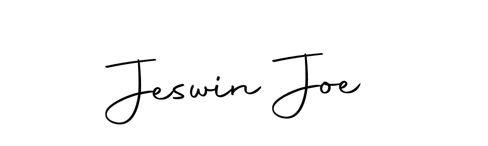 Make a beautiful signature design for name Jeswin Joe. With this signature (Autography-DOLnW) style, you can create a handwritten signature for free. Jeswin Joe signature style 10 images and pictures png