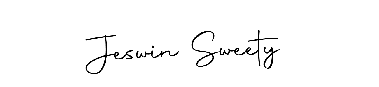 You should practise on your own different ways (Autography-DOLnW) to write your name (Jeswin Sweety) in signature. don't let someone else do it for you. Jeswin Sweety signature style 10 images and pictures png