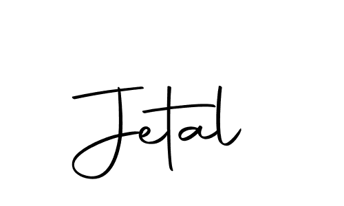 Create a beautiful signature design for name Jetal. With this signature (Autography-DOLnW) fonts, you can make a handwritten signature for free. Jetal signature style 10 images and pictures png