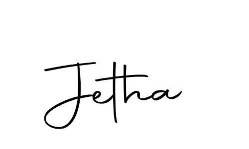 Make a beautiful signature design for name Jetha. With this signature (Autography-DOLnW) style, you can create a handwritten signature for free. Jetha signature style 10 images and pictures png